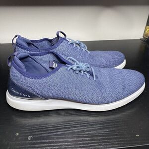 Cole Haan Grand Plus Essex Men's 11 Distance C30820 Blue Oxford Dress Shoes